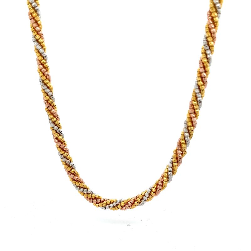 Divine Struck Gold Chain | Mustafa Jewellery Singapore