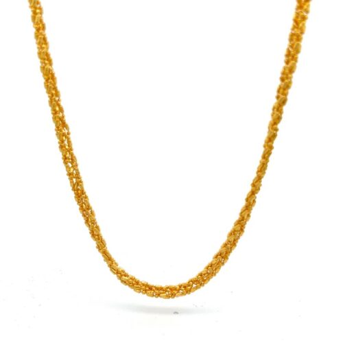 Intertwining Orbit Gold Chain | Mustafa Jewellery Singapore