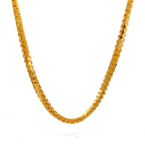 Radiant Casting Gold Chain - Back