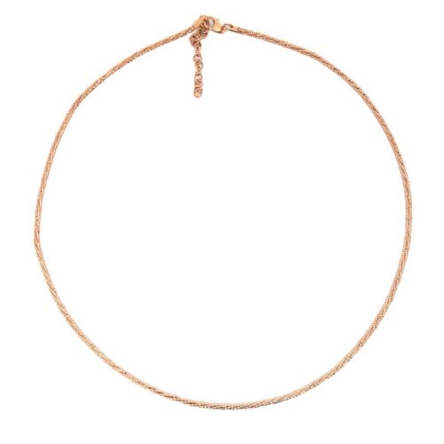 Rosé Radiance Gold Chain | Mustafa Jewellery Singapore