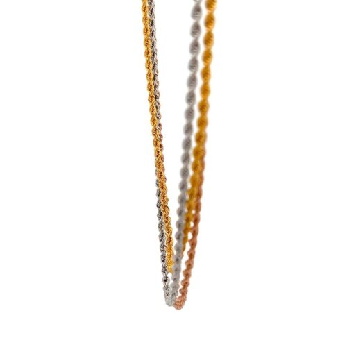 Tria Luxe Italian Gold Chain - Right