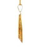 Allagu Devotion Gold Pendant For Men - Left