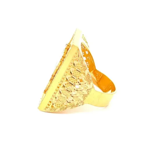 You Will Never Walk Alone Gold Ring For Men - Left