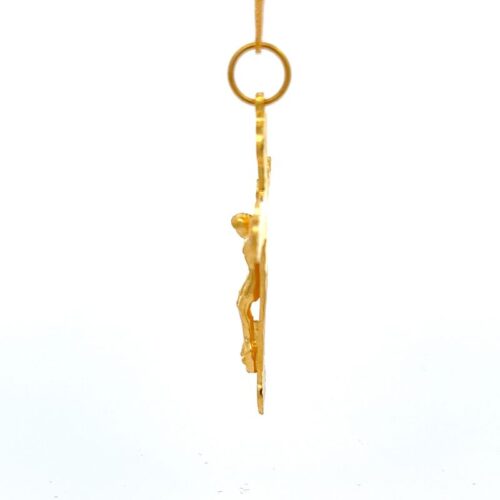 Cross Harmony Gold Pendant - Left