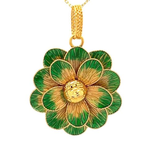 Delizia d'Italia Gold Locket | Mustafa Jewellery