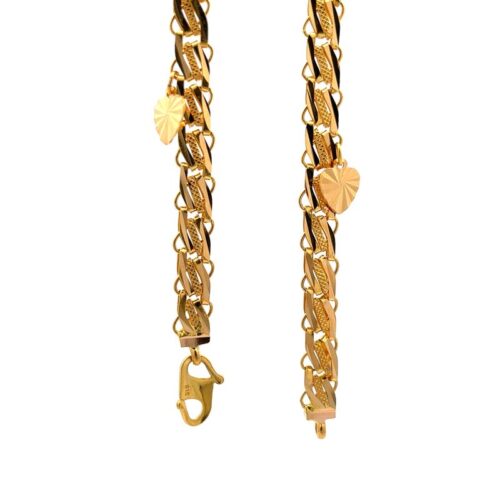 Mystical Charm Gold Anklet | Mustafa Jewellery Singapore