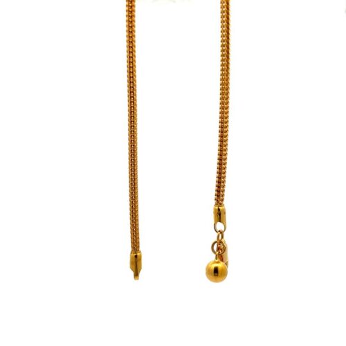 Whirling Arrow Gold Anklet | Mustafa Jewellery Singapore