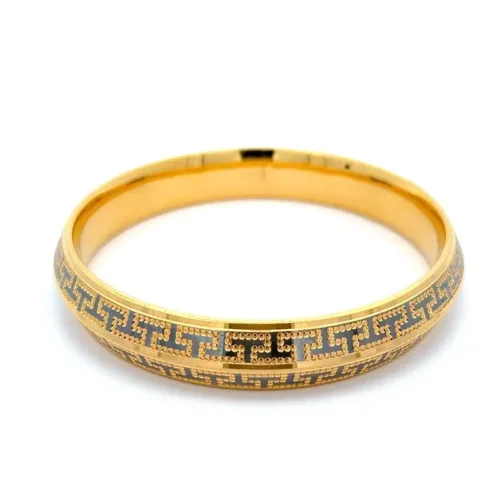 Sahibzada Gold Kada Bangles | Mustafa Jewellery Singapore