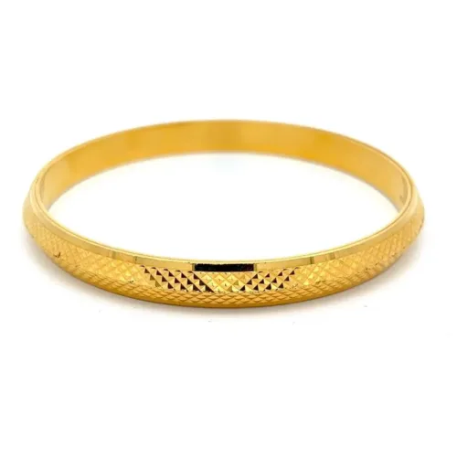 Sikh Warrior’s Gold Kada - Left