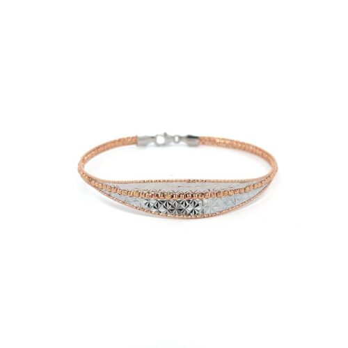 Venetian Glow Gold Lightweight Bangle | Mustafa Jewellery Singapore