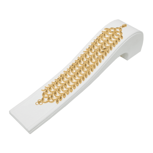 Opulent Reverie Gold Link Bracelet - Front