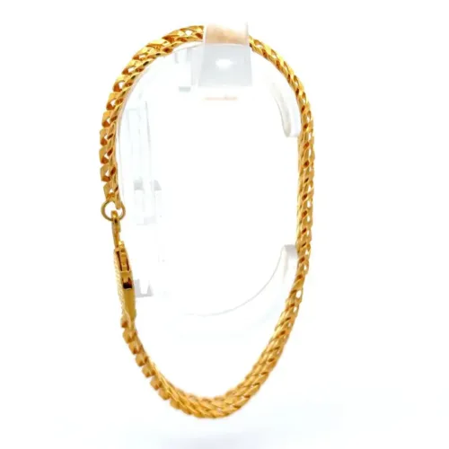 Florentine Finesse Gold Chain Bracelet - Left