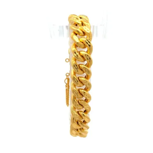 Rodeo Radiance Gold Chain Bracelet | Mustafa Jewellery Malaysia