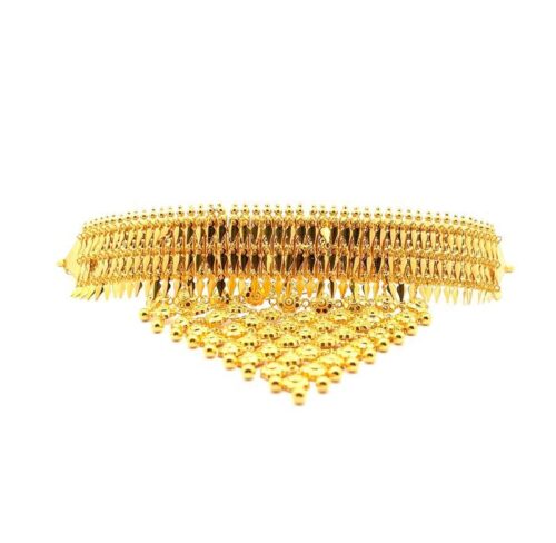 Enchanting Kerala Gold Choker | Mustafa Jewellery Singapore