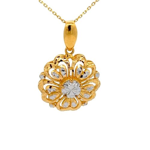 Twilight Mystique Gold Locket | Mustafa Jewellery Singapore