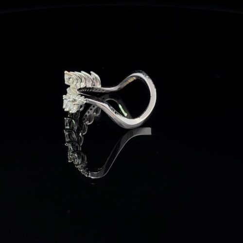 Delicate Whisper Diamond Ring - Left