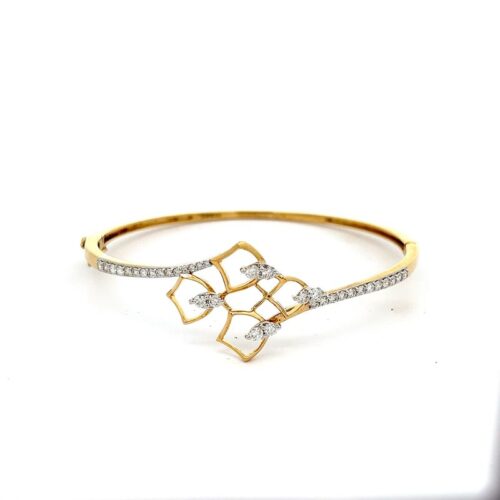 Diamond Cascade Bangle | Mustafa Jewellery Singapore