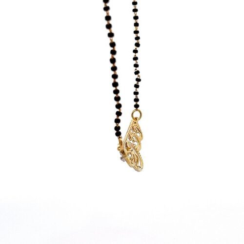 Swift Diamond Mangalsutra Necklace - Left