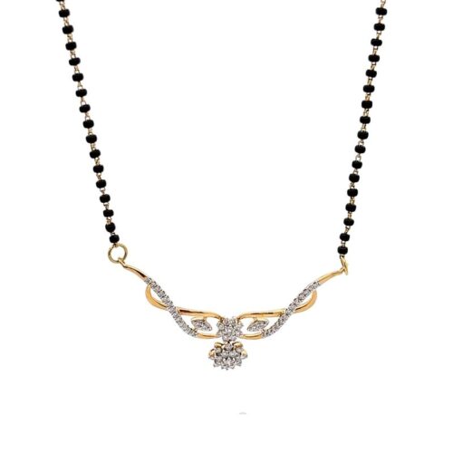 Radiant Diamond Mangalsutra | Mustafa Jewellery Singapore