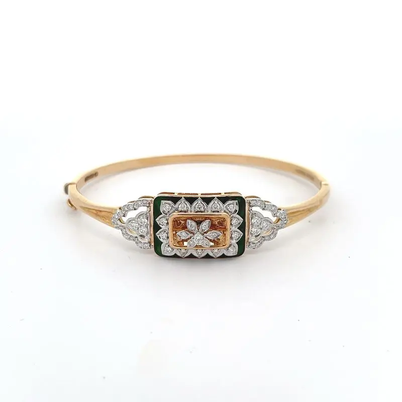 Timeless Treasure Diamond Bangle | Mustafa Jewellery Singapore