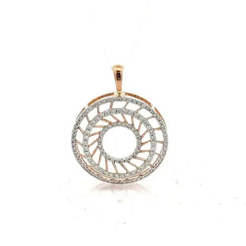 Elegant Swift Diamond Pendant | Mustafa Jewellery Singapore