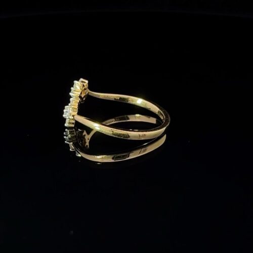 Celestial Halo Diamond Ring - Left