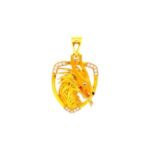 Fierce Dragon Essence Pendant For Men - Front