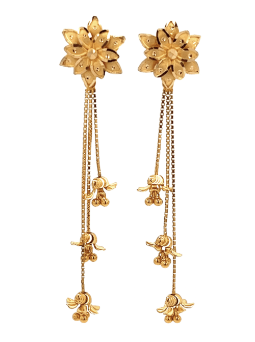 Cascade Drop Earrings | Mustafa Jewellery Singapore