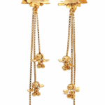 Cascade Gold Drops Earrings - Front