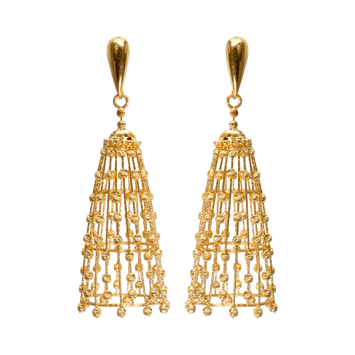 Majestic Princess Jhumka Earrings | Mustafa Jewellery Malaysia