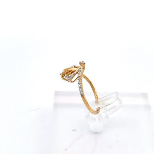 Dainty Diamond Ring - Left View