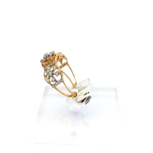 Blossom Diamond Ring - Left side view