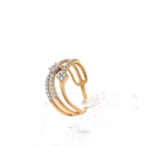 Graceful Diamond Ring - Left View