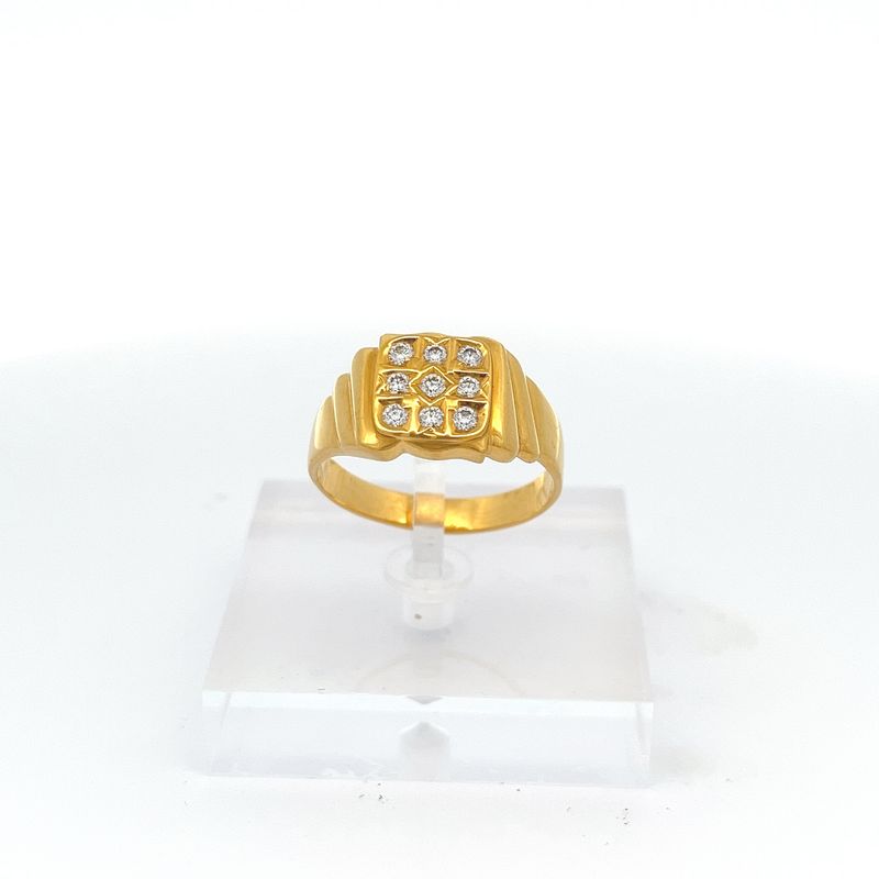 Ethereal Whisper Diamond Ring - Front View